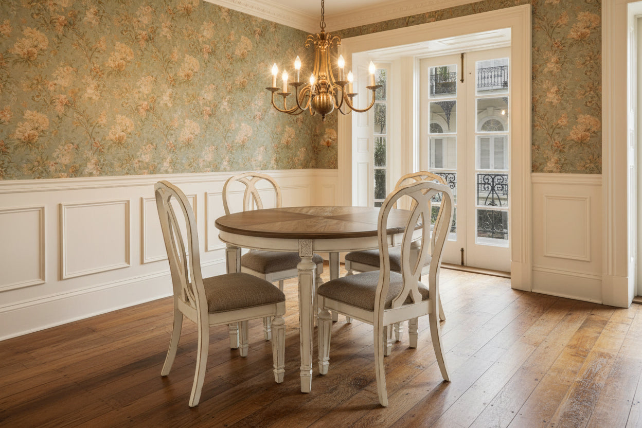 Signature Design by Ashley Realyn D743D2 5 pc Dining Set IMAGE 1