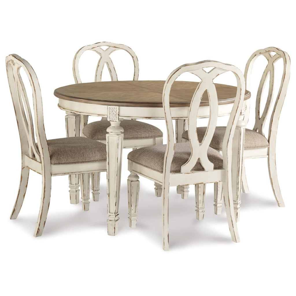 Signature Design by Ashley Realyn D743D2 5 pc Dining Set IMAGE 1