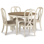 Signature Design by Ashley Realyn D743D2 5 pc Dining Set IMAGE 1