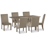 Signature Design by Ashley Chrestner D983D5 7 pc Dining Set | American Furniture of Slidell