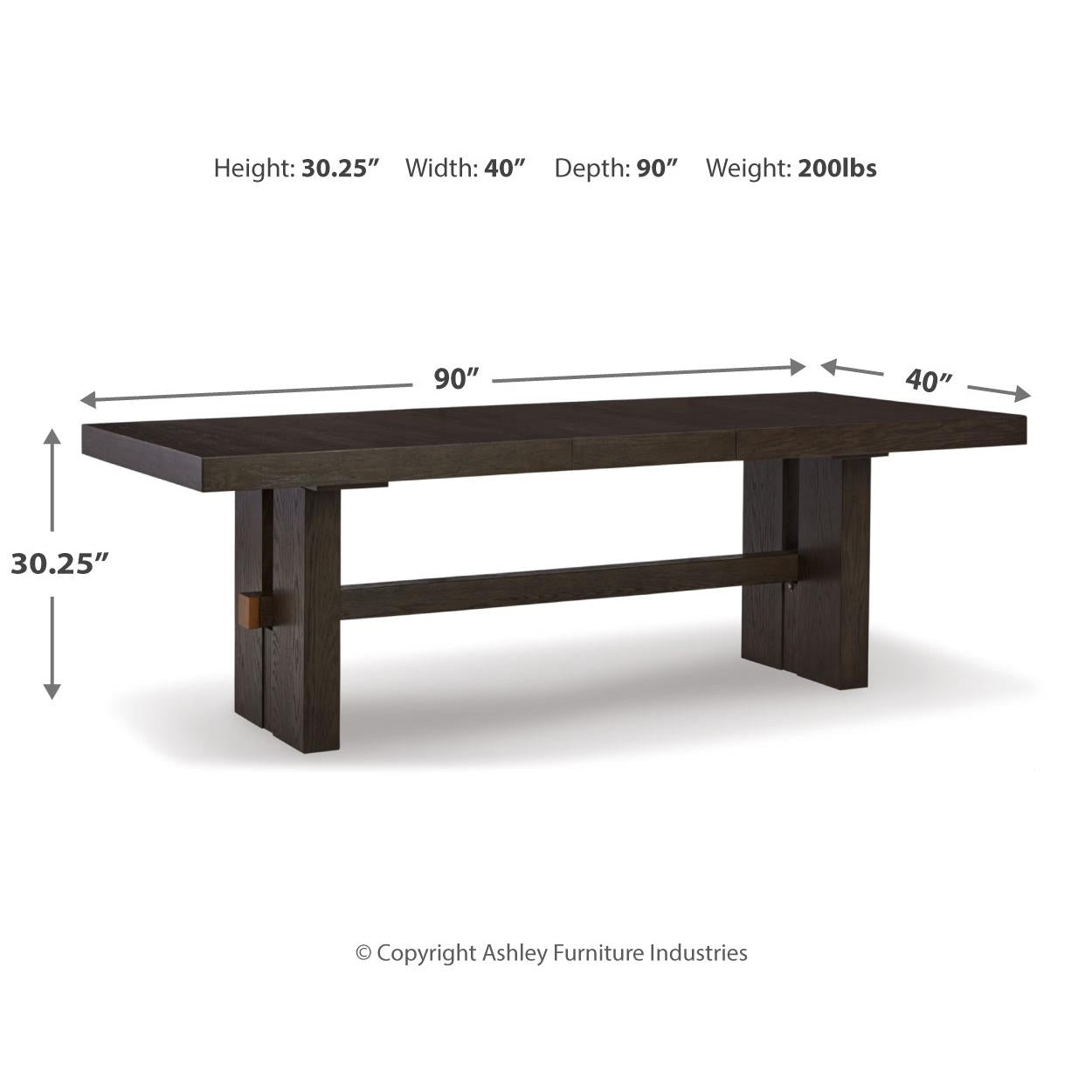 Signature Design by Ashley Burkhaus D984D7 9 pc Dining Set | American Furniture of Slidell
