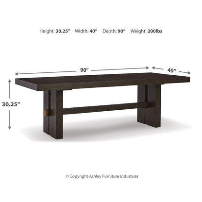 Signature Design by Ashley Burkhaus D984D7 9 pc Dining Set | American Furniture of Slidell