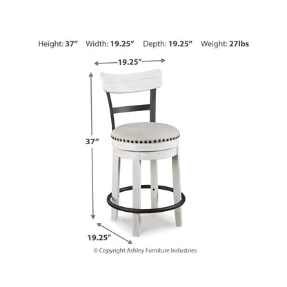 Signature Design by Ashley Valebeck D546D13 3 pc Counter Height Dining Set IMAGE 6