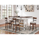 Signature Design by Ashley Valebeck D546D23 5 pc Counter Height Dining Set IMAGE 1