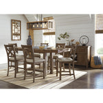 Signature Design by Ashley Moriville D631D12 9 pc Counter Height Dining Set IMAGE 9