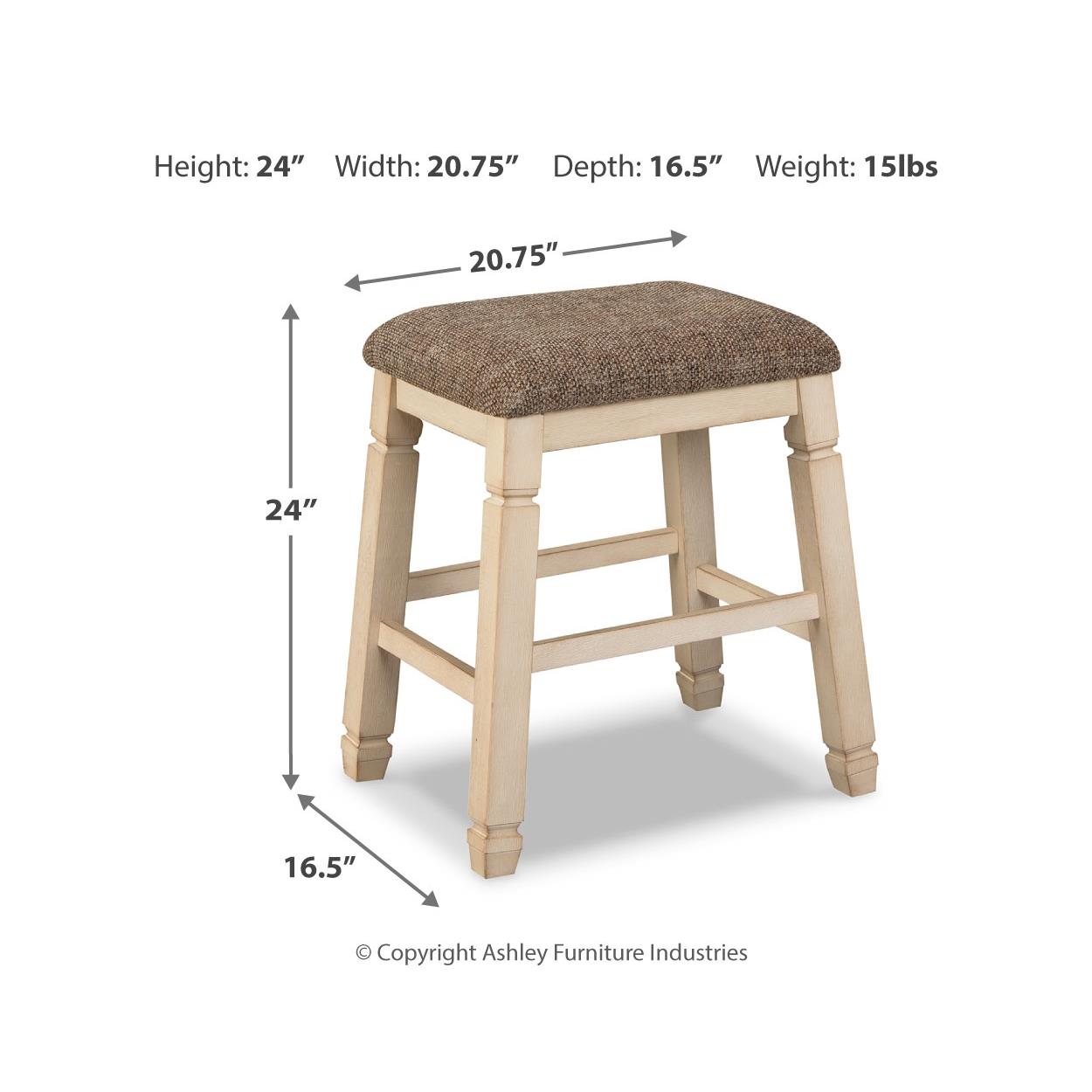 Signature Design by Ashley Bolanburg D647D29 8 pc Counter Height Dining Set IMAGE 19