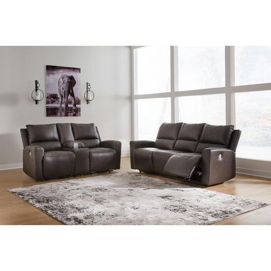Signature Design by Ashley Boxmere U13100U1 2 pc Power Reclining Living Room Set IMAGE 2