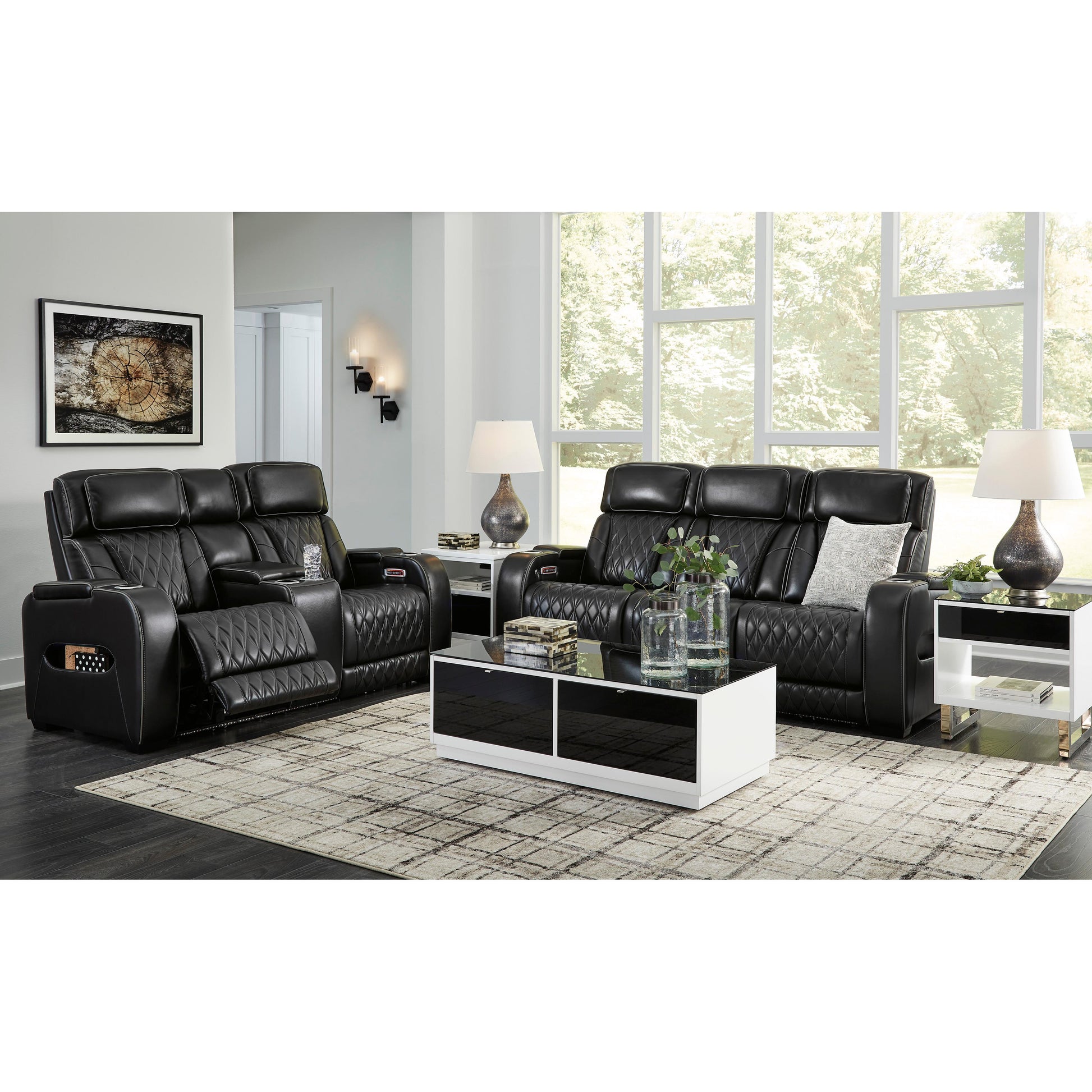  Signature Design by Ashley Boyington U27106U1 2 pc Power Reclining Living Room Set IMAGE 1