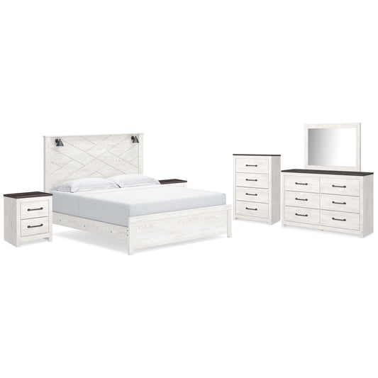  Signature Design by Ashley Gerridan B1190B28 8 pc King Panel Bedroom Set IMAGE 2