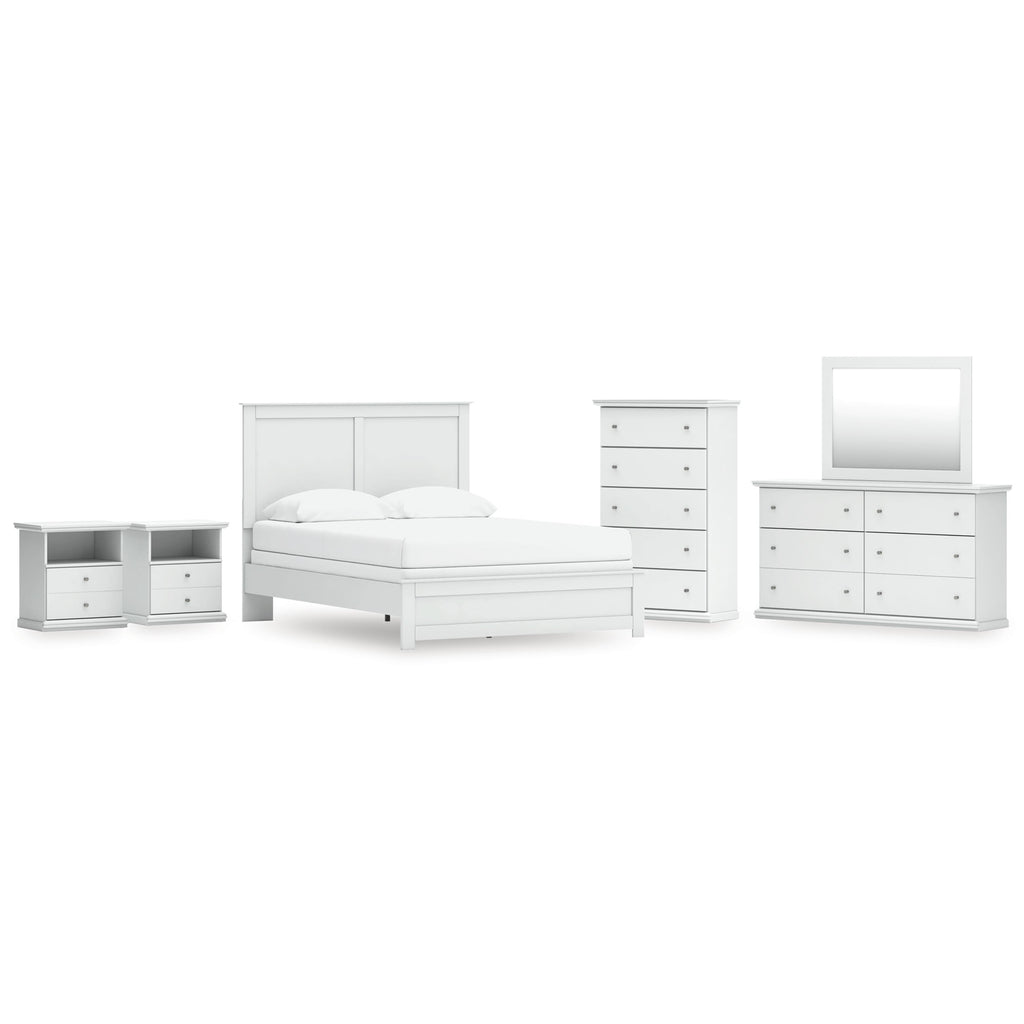  Signature Design by Ashley Bostwick Shoals B139B49 8 pc Queen Panel Bedroom Set IMAGE 1