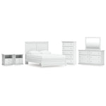  Signature Design by Ashley Bostwick Shoals B139B49 8 pc Queen Panel Bedroom Set IMAGE 1