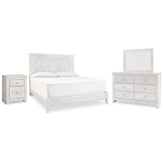  Signature Design by Ashley Paxberry B181B33 5 pc King Panel Bedroom Set IMAGE 1