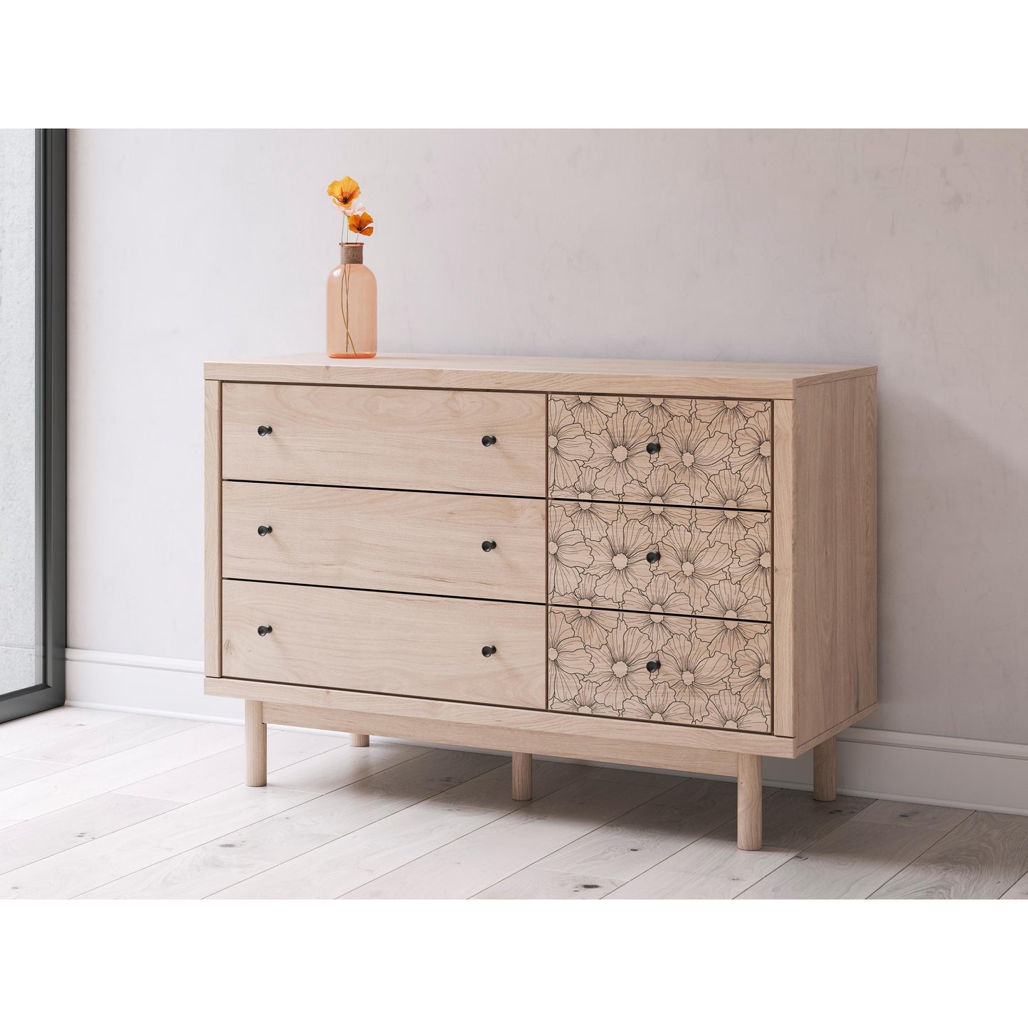 Signature Design by Ashley Arloster PCB1566 5 pc Full Panel Bedroom Set IMAGE 3