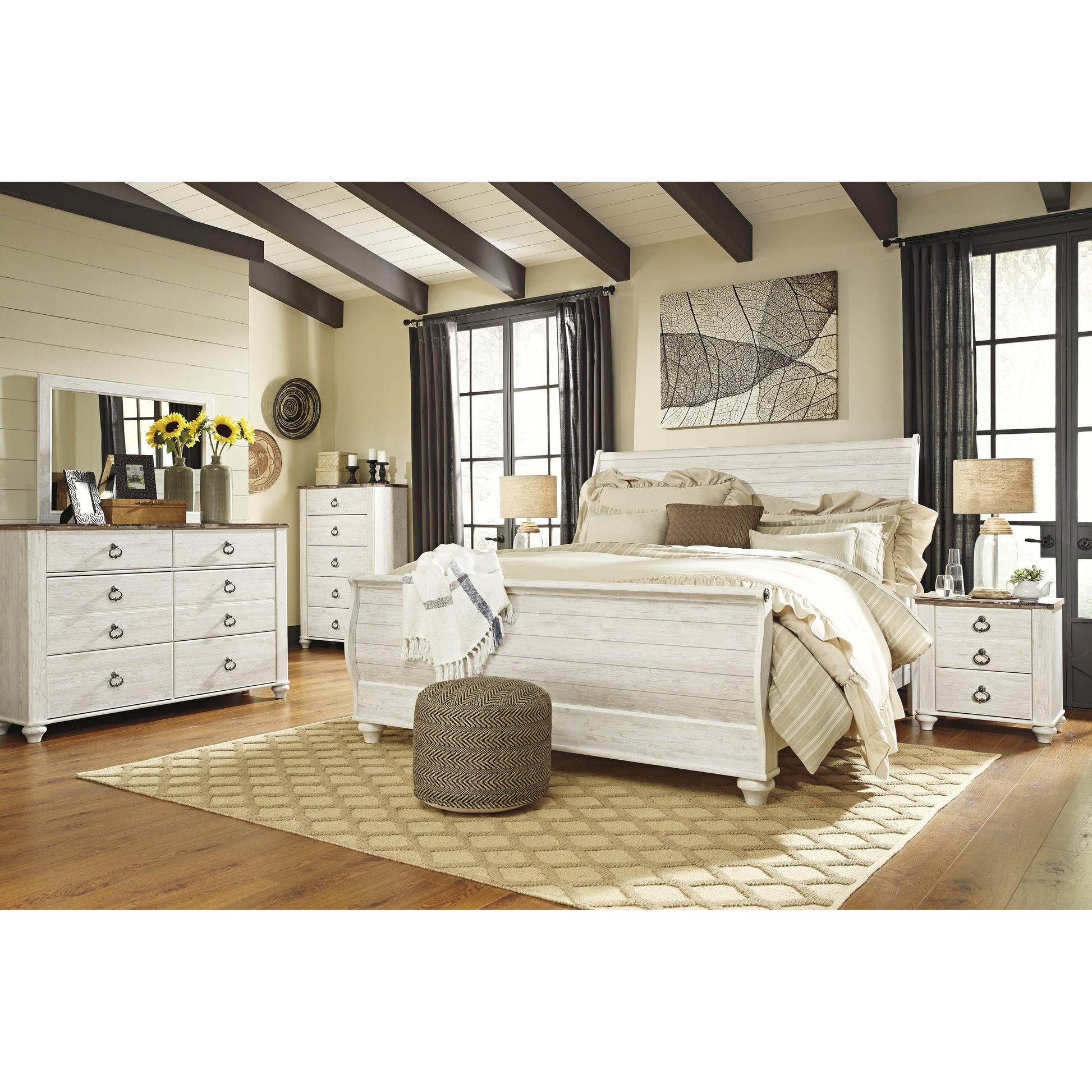  Signature Design by Ashley Willowton 2-Drawer Nightstand B267-92 IMAGE 5