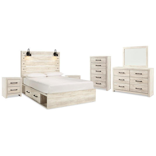  Signature Design by Ashley Cambeck B192B100 8 pc Queen Panel Bedroom Set IMAGE 2