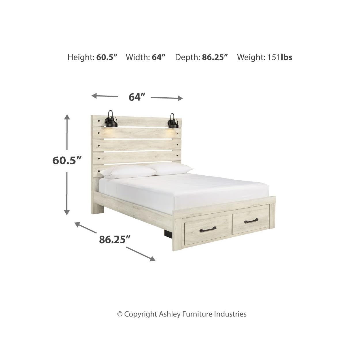  Signature Design by Ashley Cambeck B192B74 6 pc Queen Panel Bedroom Set IMAGE 15