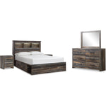  Signature Design by Ashley Drystan B211B19 7 pc Queen Bookcase Bedroom Set IMAGE 1