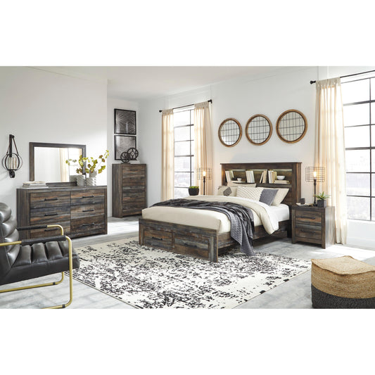  Signature Design by Ashley Drystan B211B79 8 pc Queen Bookcase Bedroom Set IMAGE 1