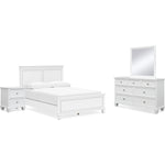  Signature Design by Ashley Fortman B680B12 6 pc Queen Panel Bedroom Set IMAGE 1