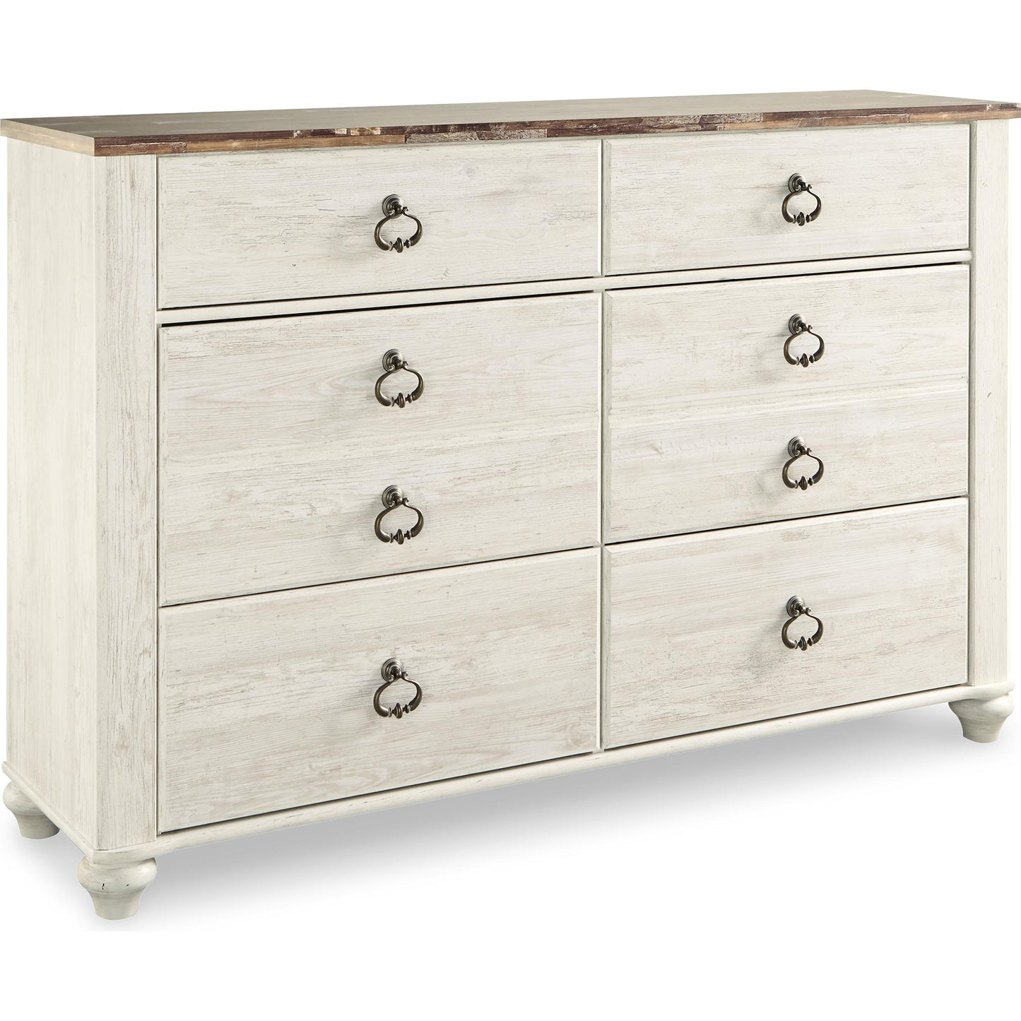  Signature Design by Ashley Willowton B267B55 7 pc Queen Sleigh Bedroom Set IMAGE 3