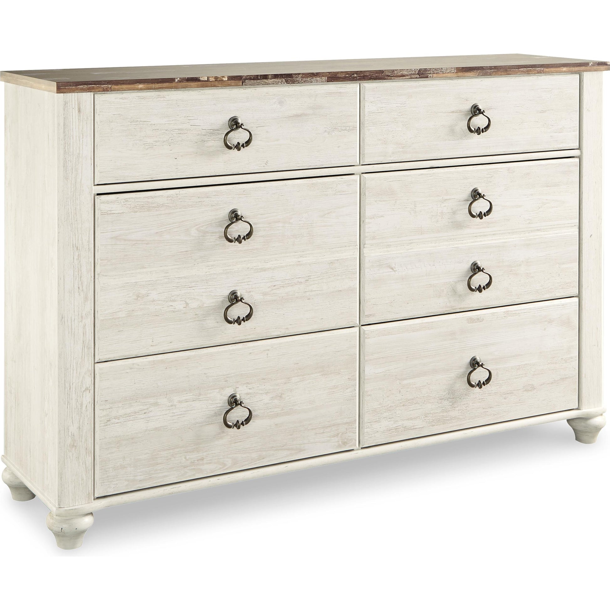  Signature Design by Ashley Willowton B267B57 7 pc Queen Sleigh Bedroom Set IMAGE 3