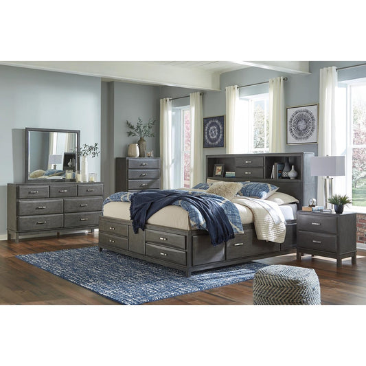  Signature Design by Ashley Caitbrook B476B30 8 pc California King Bookcase Storage Bedroom Set IMAGE 1
