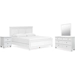  Signature Design by Ashley Fortman B680B17 6 pc King Panel Bedroom Set IMAGE 1