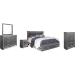  Signature Design by Ashley Lodanna B214B25 7 pc King Panel Storage Bedroom Set IMAGE 1