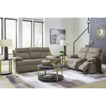  Signature Design by Ashley Side-Swipe PC91405 2 pc Reclining Living Room Set IMAGE 1