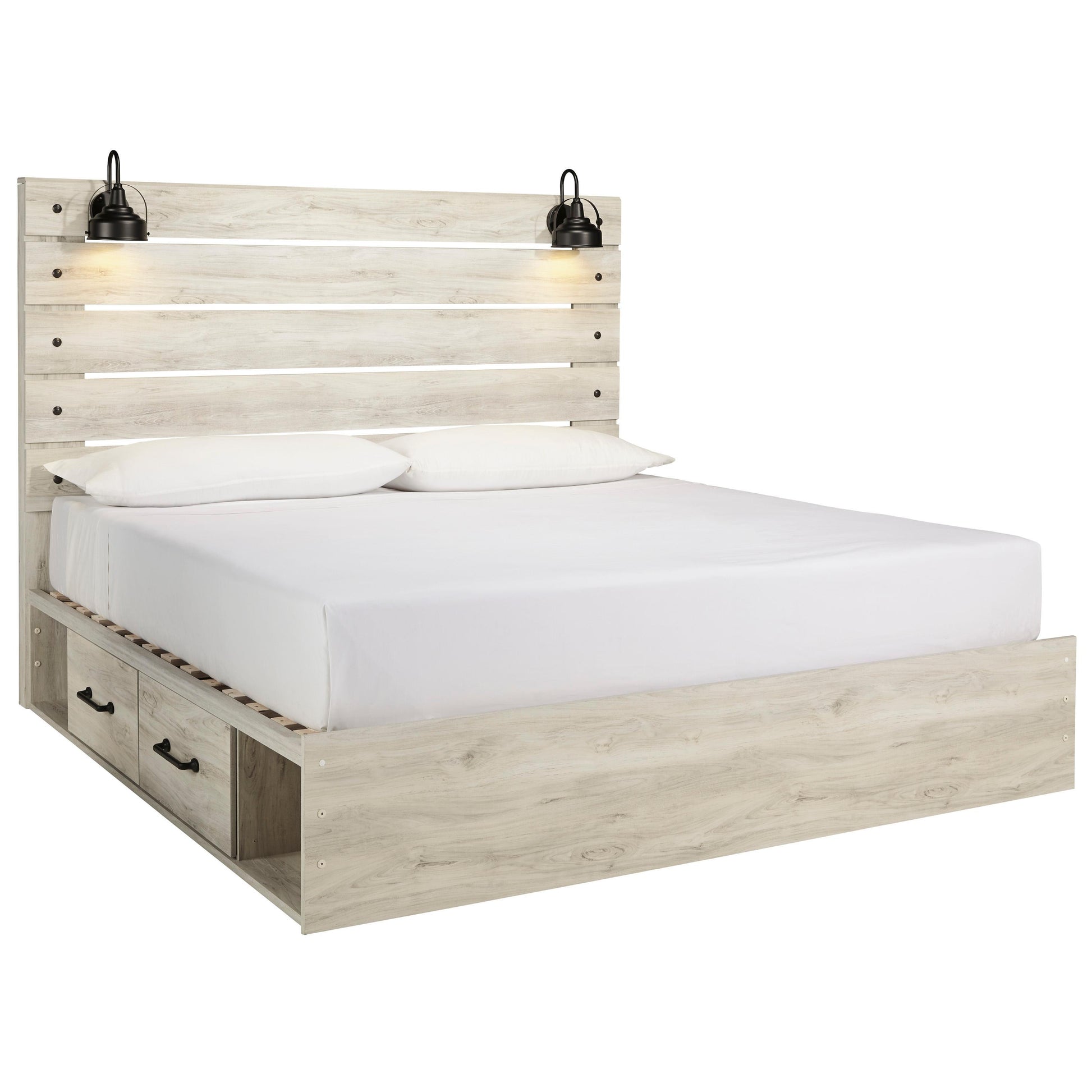  Signature Design by Ashley Cambeck B192B110 7 pc King Panel Storage Bedroom Set IMAGE 2