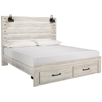  Signature Design by Ashley Cambeck B192B127 6 pc King Panel Storage Bedroom Set IMAGE 2