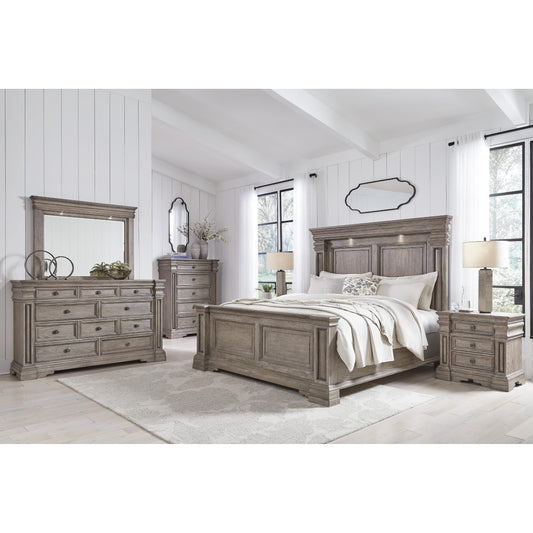  Signature Design by Ashley Blairhurst B916B8 7 pc Queen Panel Bedroom Set IMAGE 1