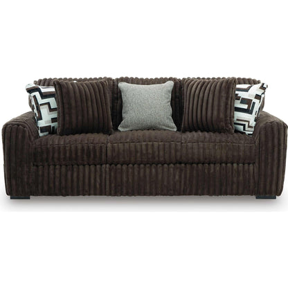  Signature Design by Ashley Midnight-Madness 98104 2 pc Living Room Set - Chocolate IMAGE 2