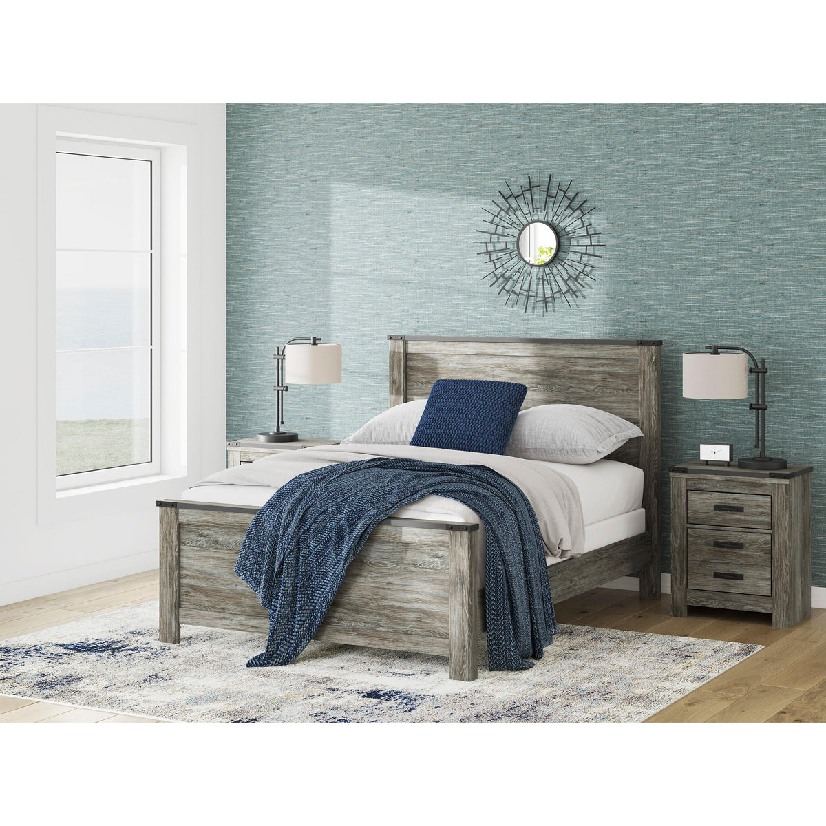  Signature Design by Ashley Frandern B4480 8 pc Queen Panel Bedroom Set IMAGE 2