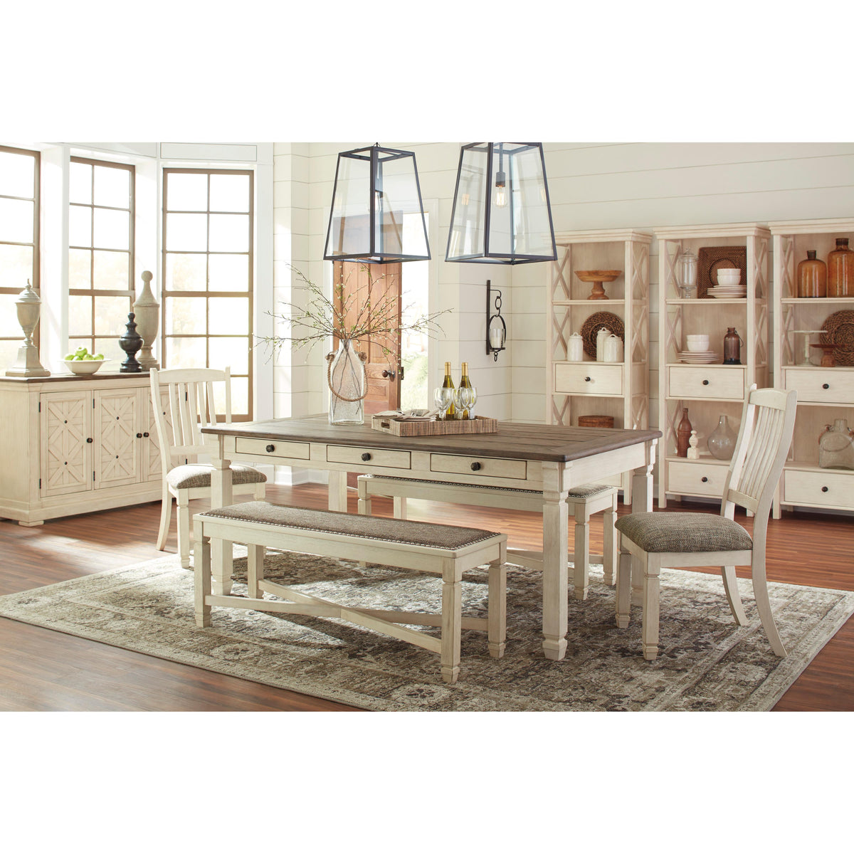  Signature Design by Ashley Bolanburg Dining Table D647-25 IMAGE 12