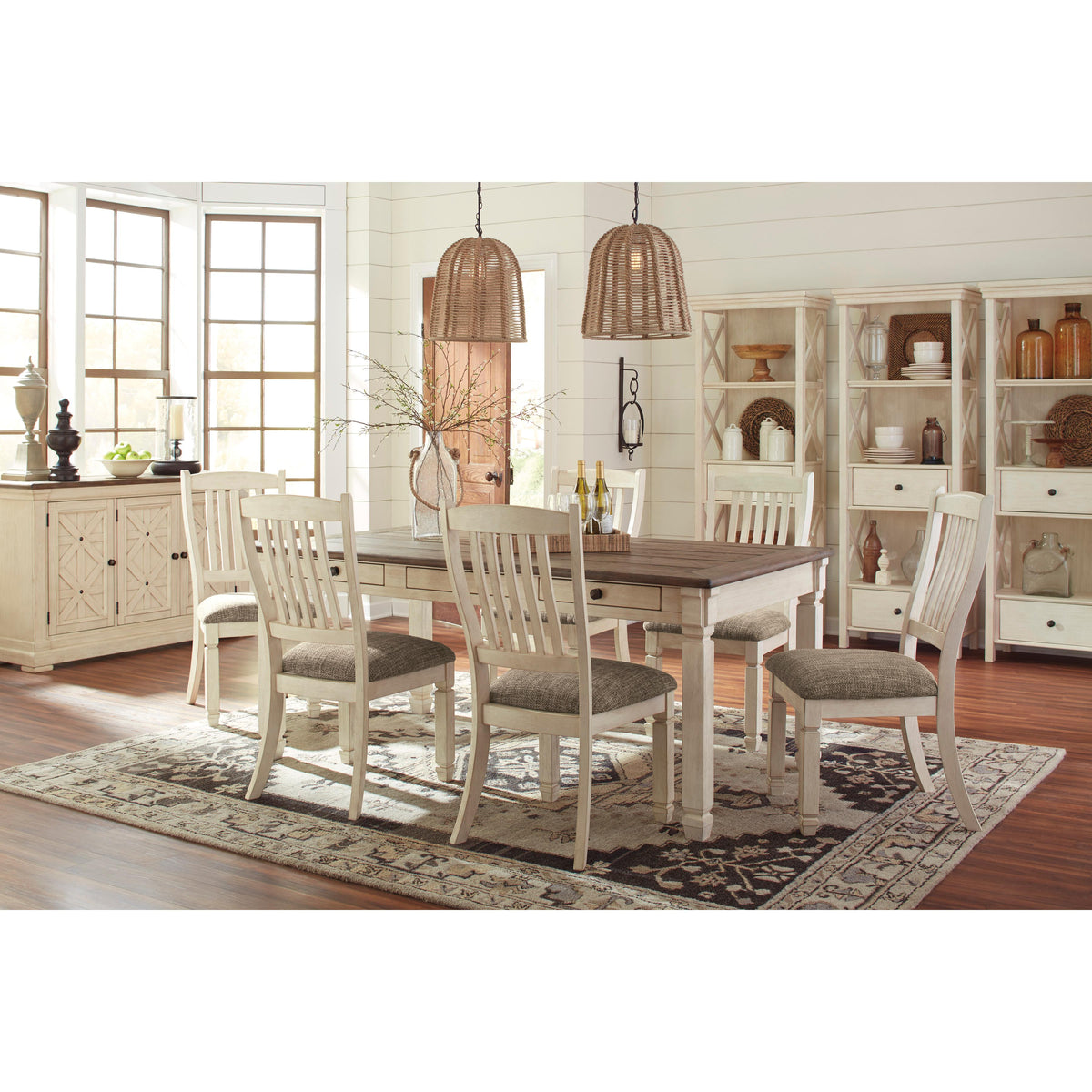  Signature Design by Ashley Bolanburg Dining Table D647-25 IMAGE 4