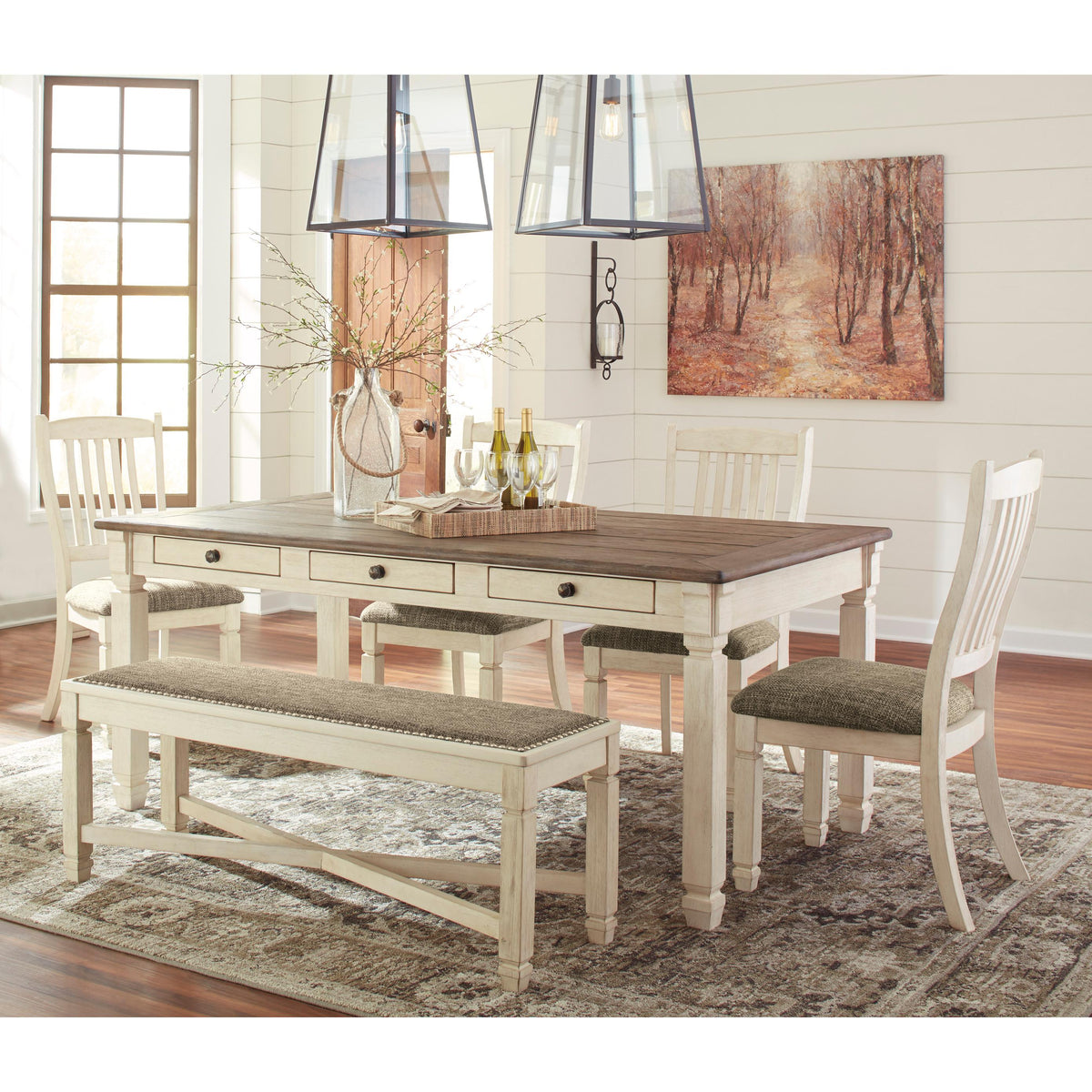  Signature Design by Ashley Bolanburg Dining Table D647-25 IMAGE 7