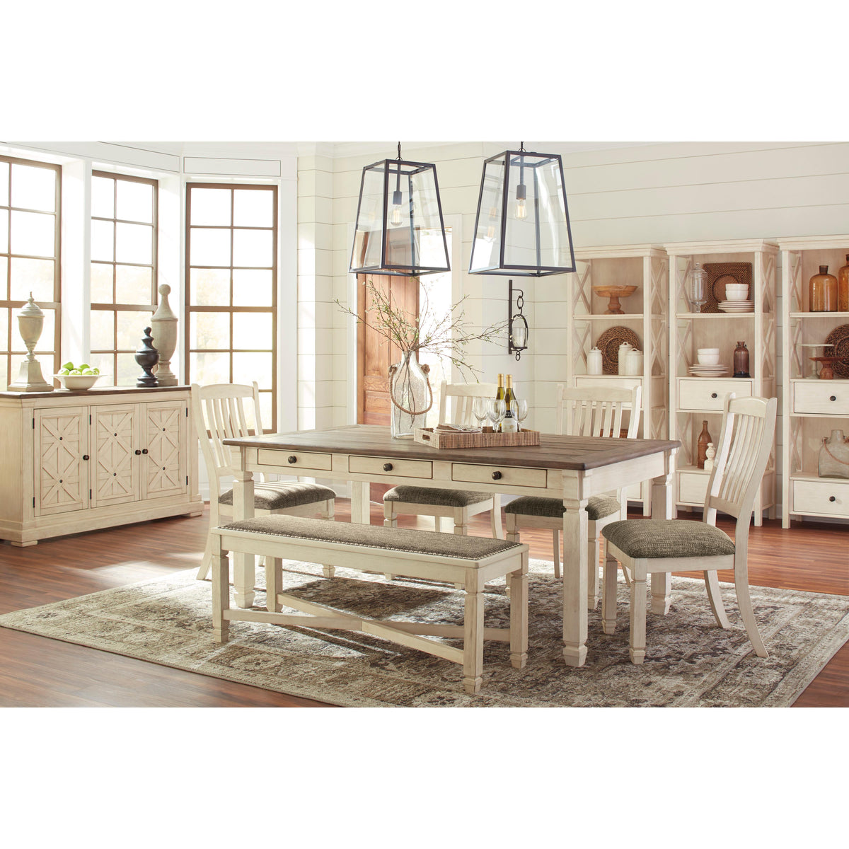  Signature Design by Ashley Bolanburg Dining Table D647-25 IMAGE 9