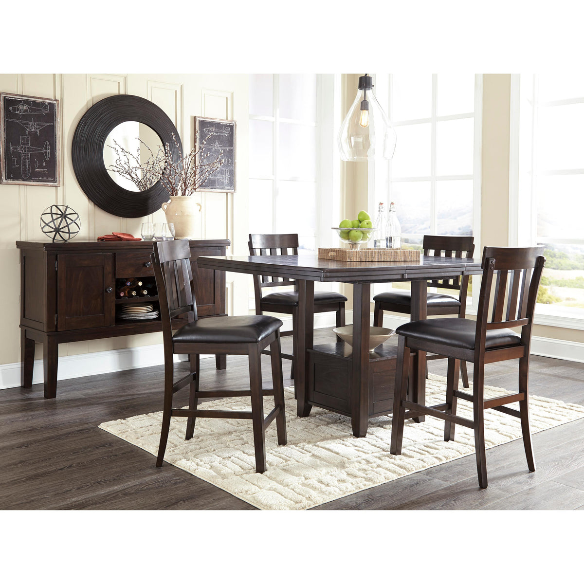  Signature Design by Ashley Haddigan Counter Height Stool D596-124 IMAGE 4