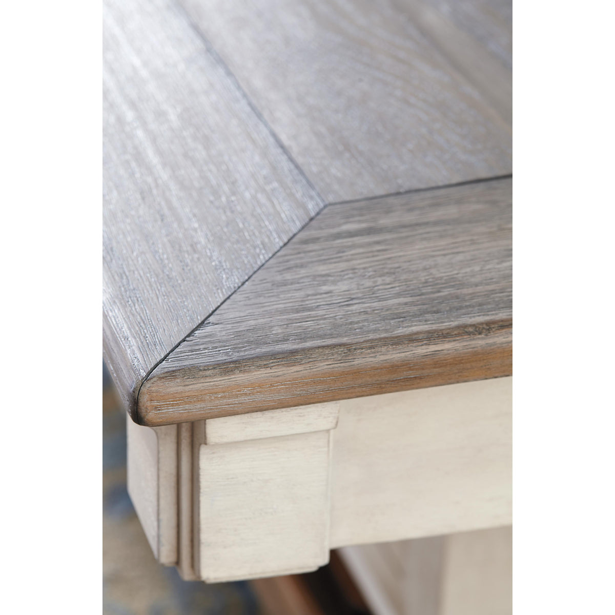  Signature Design by Ashley Bolanburg Counter Height Dining Table with Pedestal Base D647-32 IMAGE 3
