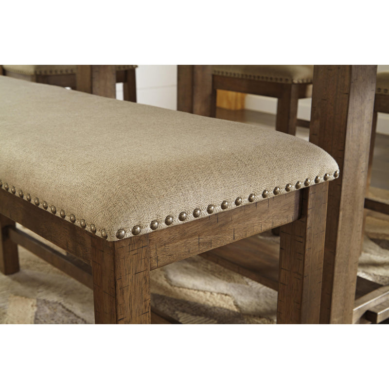 Signature Design by Ashley Moriville Counter Height Bench D631-09 IMAGE 3