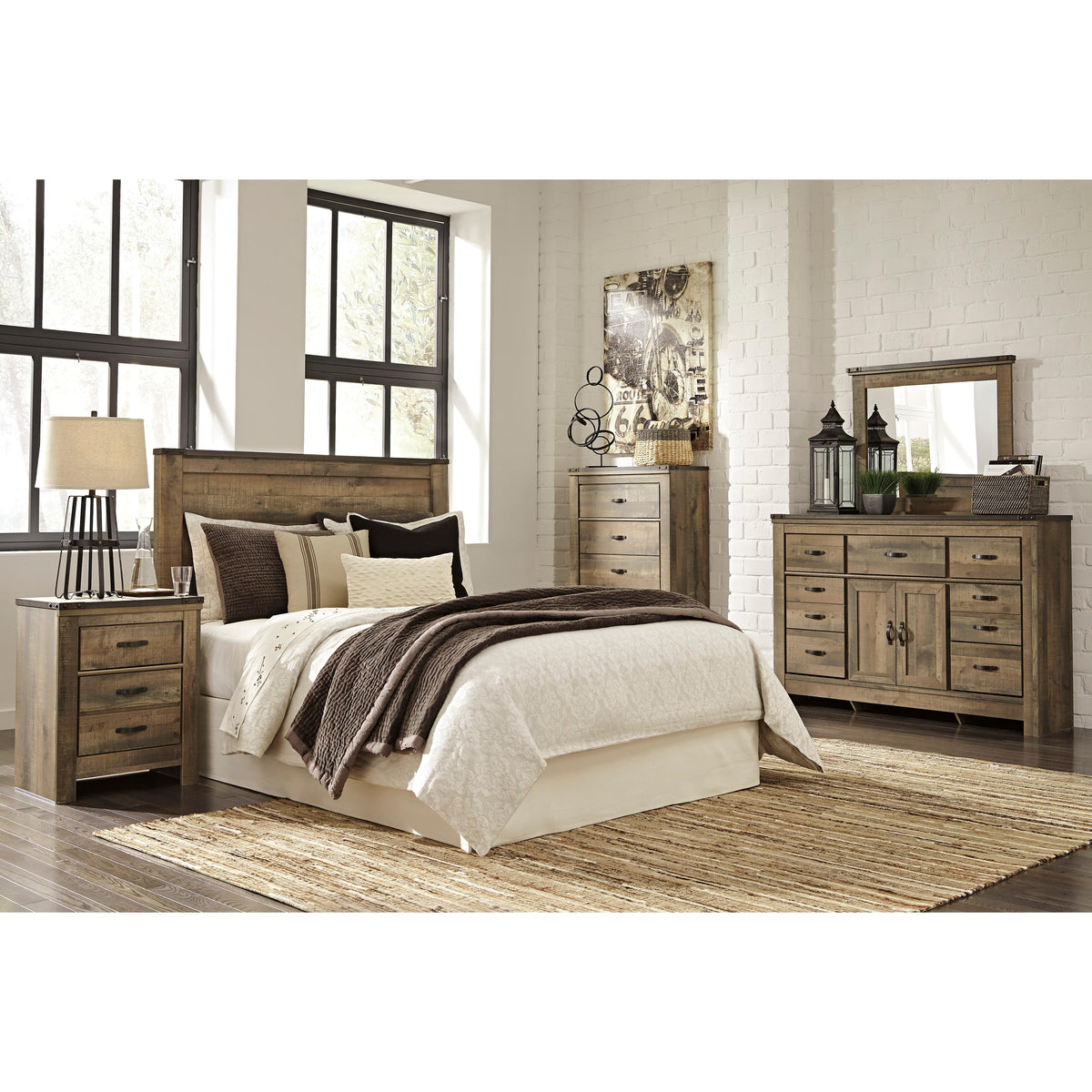  Signature Design by Ashley Trinell 2-Drawer Kids Nightstand B446-92 IMAGE 3