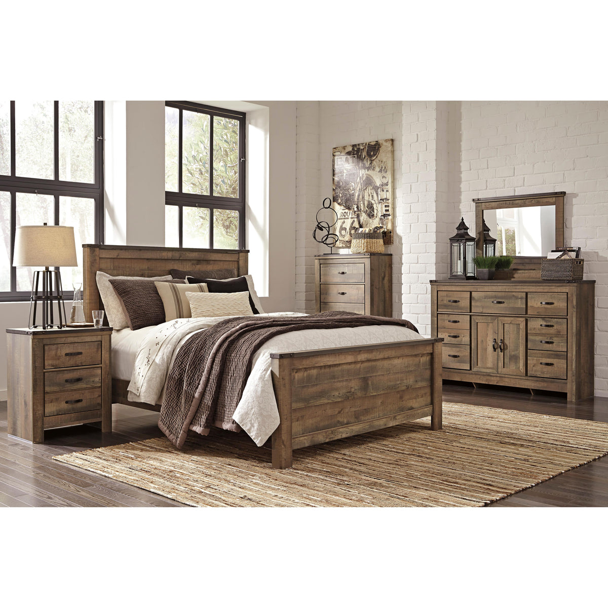  Signature Design by Ashley Trinell 2-Drawer Kids Nightstand B446-92 IMAGE 4