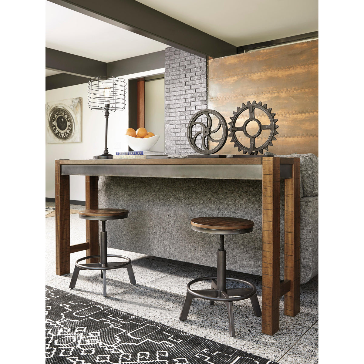  Signature Design by Ashley Torjin Counter Height Dining Table D440-52 IMAGE 6
