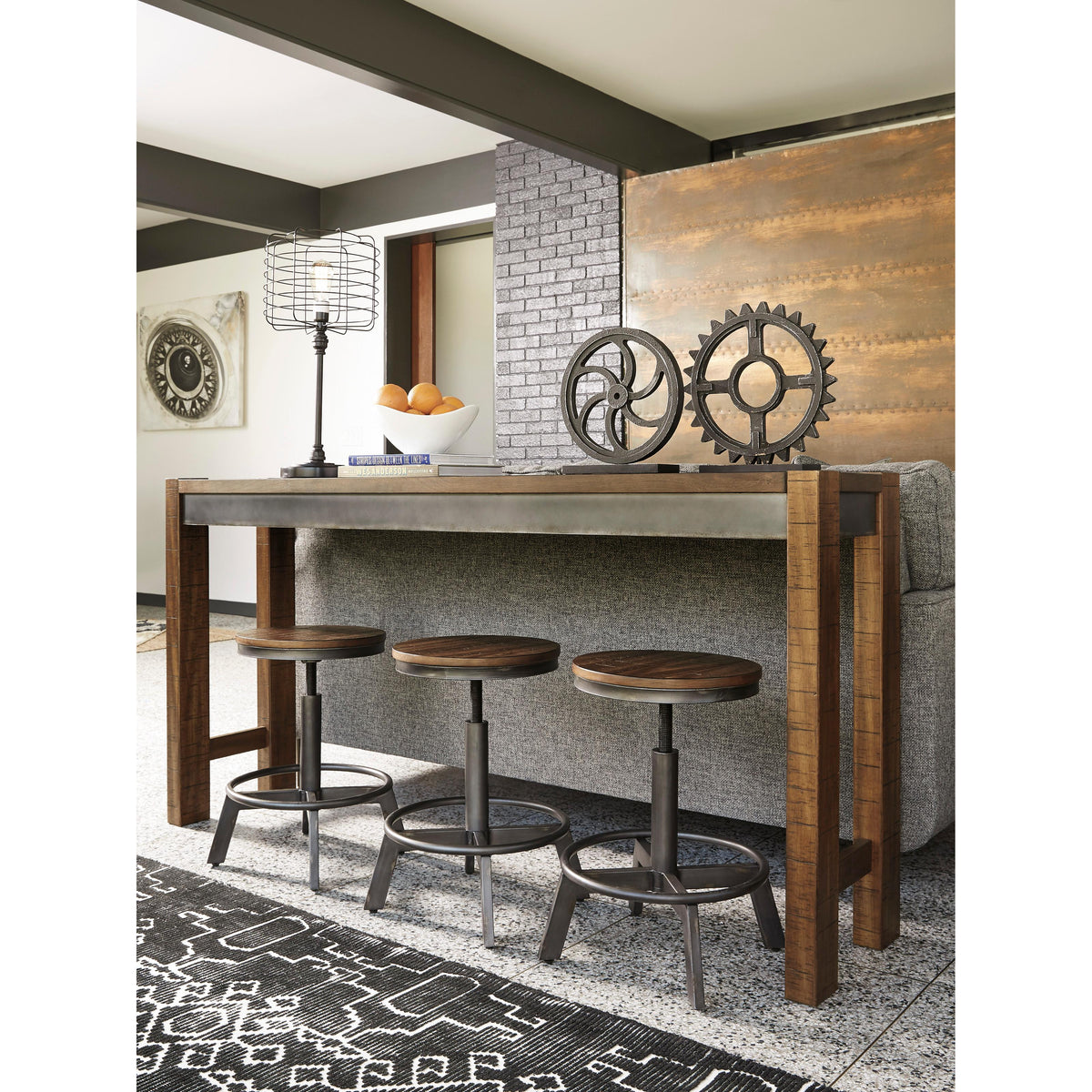  Signature Design by Ashley Torjin Counter Height Dining Table D440-52 IMAGE 7
