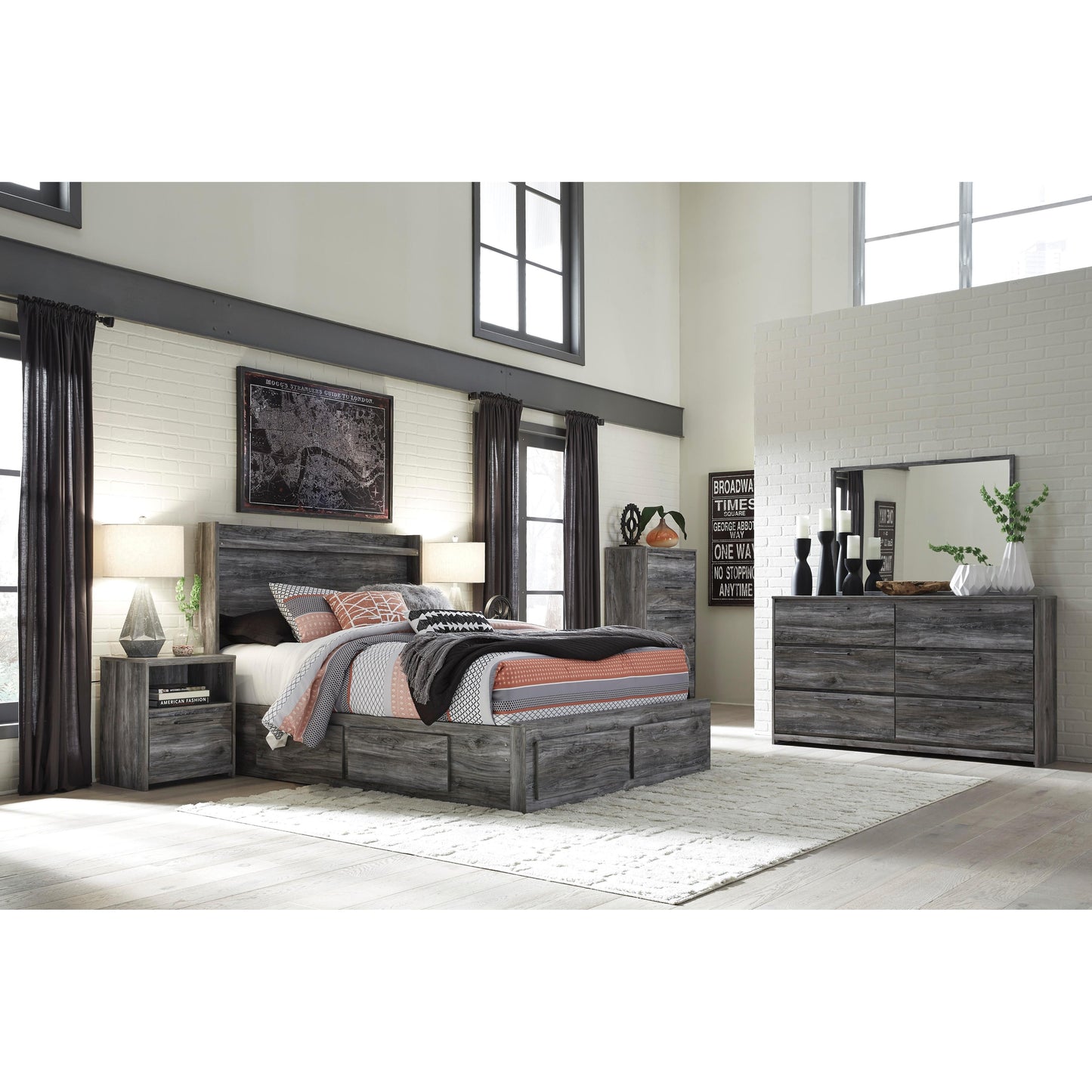  Signature Design by Ashley Baystorm 1-Drawer Nightstand B221-91 IMAGE 8