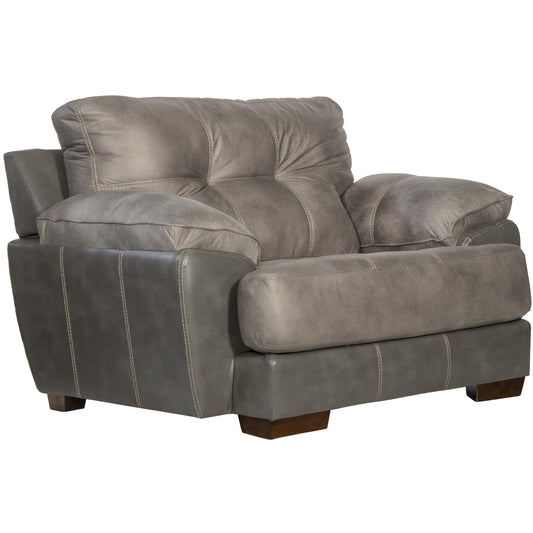 Jackson Furniture Drummond Stationary Fabric and Leather Look Chair 429601 1152-18/1300-28 IMAGE 1