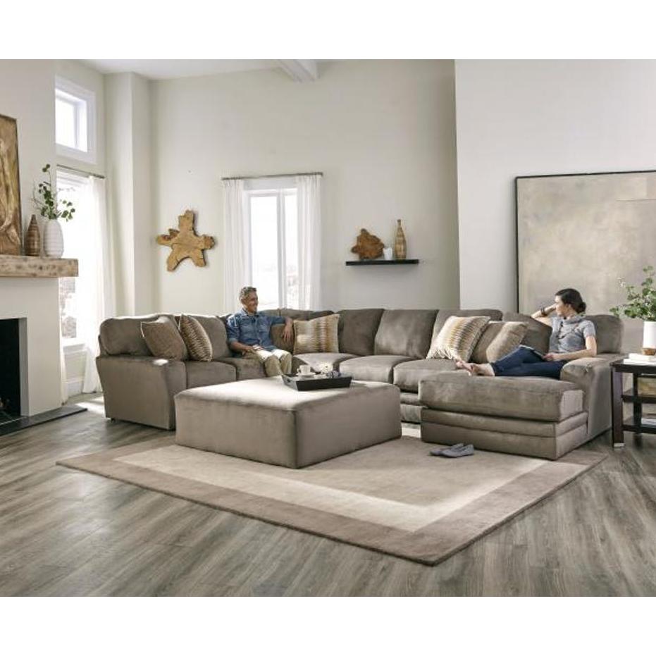  Jackson Furniture Everest Fabric Ottoman 4377-28 2334-16 IMAGE 2
