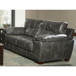 Jackson Furniture Hudson Stationary Fabric and Leather Look Loveseat 4396-02 1152-78/1252-78 IMAGE 1