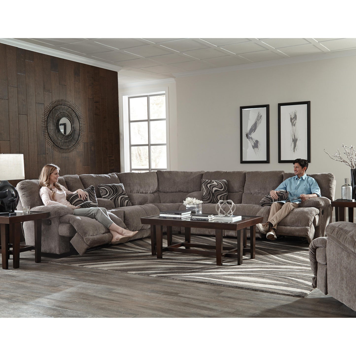  Catnapper Jules Reclining Fabric Loveseat with Console 2209 1724-18/2860-18 IMAGE 3
